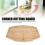 Corner Counter Bamboo Cutting Board with Slot, Irregular Shape 4