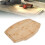 Corner Counter Bamboo Cutting Board with Slot, Irregular Shape 13