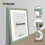 (A3 Pic (A2 Frame)) Green Picture Frame / LW Style Wall Art Frame / Modern Photo Frames With White Mount 2