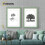 (A3 Pic (A2 Frame)) Green Picture Frame / LW Style Wall Art Frame / Modern Photo Frames With White Mount 6
