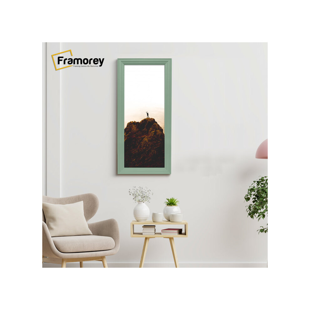 (15x9 Inch) Panoramic Size Green Picture Frame / LW Style Wall Art Frame / Modern Photo Frames-image-OPC-P8YNFXZ-NEW