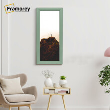 (16x5 Inch) Panoramic Size Green Picture Frame / LW Style Wall Art Frame / Modern Photo Frames