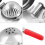 (Red) Squeezer With Premium Heavy Duty Solid Metal Squeezer Bowl And Food Grade Silicone Handles 2