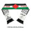 (1Pcs, C) Double-sided Palestinian flag shawl is sun-proof and does not fade 1