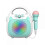 (Blue) Wireless Bluetooth Music Player Children's Karaoke Machine 1