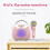 (Pink) Wireless Bluetooth Music Player Children's Karaoke Machine 3