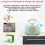 (Blue) Wireless Bluetooth Music Player Children's Karaoke Machine 3