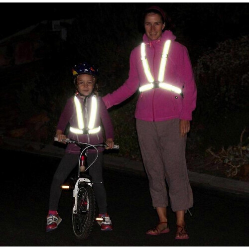 Highlight Reflective Straps Night Work Security Running Cycling Safety Reflective Vest 2