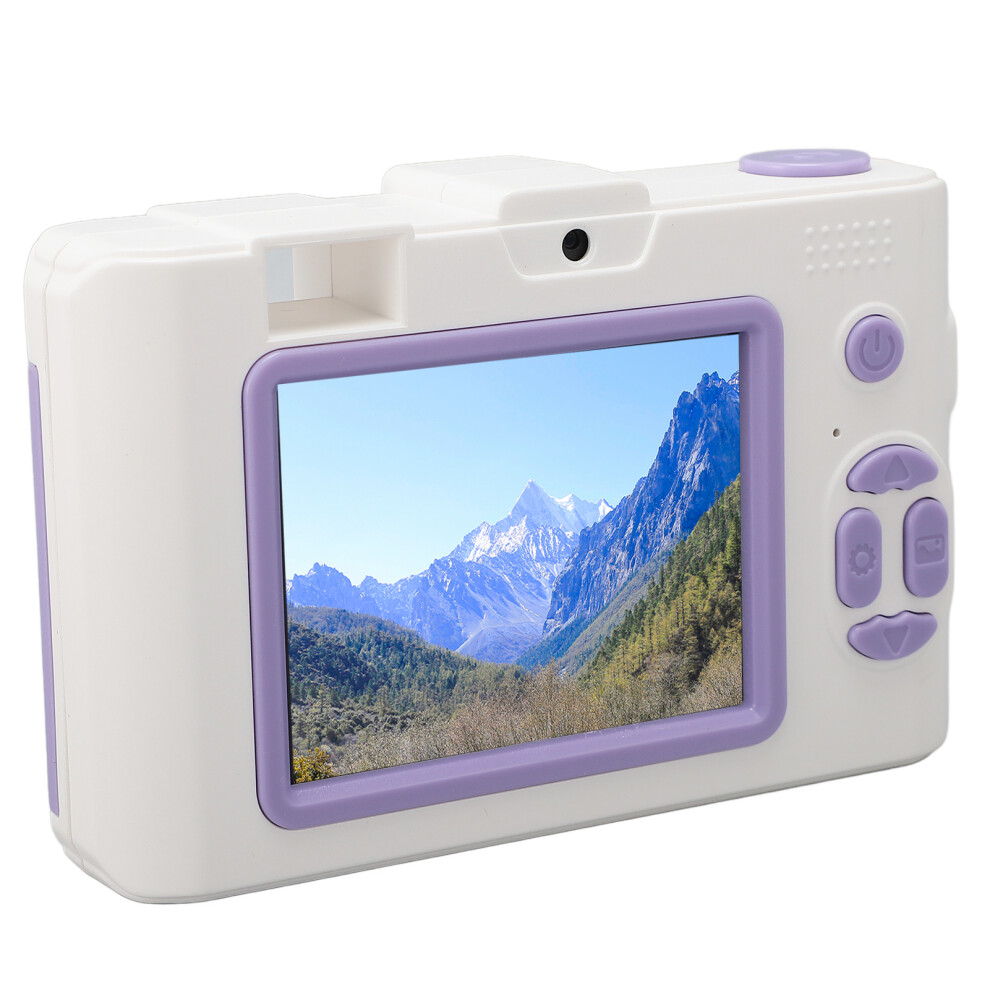 50Mp 1080P Dual Camera Compact Camera, 8X Zoom, 2.4" Screen, Purple 9431331076517