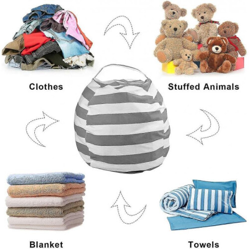 Cuddly Toy Storage Storage Children's Room Bean Bag Covers 23 Inch 2