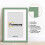 (A3 Pic (A2 Frame)) Green Picture Frame Photo Frames With White Mount Wall Art Hanging Frame Home Decor Frame 1