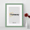 (A3 Pic (A2 Frame)) Green Picture Frame Photo Frames With White Mount Wall Art Hanging Frame Home Decor Frame 5