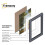 (A3 Pic (A2 Frame)) Green Picture Frame Photo Frames With White Mount Wall Art Hanging Frame Home Decor Frame 4