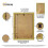 (A2 Pic (A1 Frame)) Gold Picture Frame Photo Frames With White Mount Wall Art Hanging Frame Home Decor Frame 3