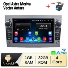 (1+32GB, grey) 2 DIN Car Radio Android For Opel para Astra Meriva Vectra Antara Zafira Corsa Car Multimedia Carplay GPS 2+32GB