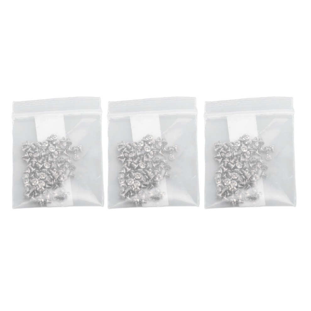 300Pcs Metal Eyeglass Screw Kit, 2.5X1.2x1.6mm Repair Supplies 7651331082246