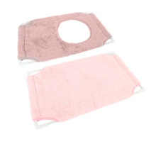Doppellagiges Pinkes Katzenfensterbett, 15 kg Tragfähigkeit, 48x31x78 cm
