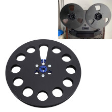 7in Aluminum Alloy Empty Reel for 1/4 Inch Tape - Universal Black