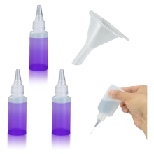 Applicatorfles 1oz/30ml Naaldpunt Knijpprecisie met Trechter voor DIY-projecten
