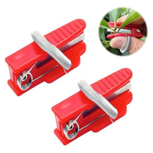 Multifunctioneel tuinmes, vingerplukker, duimmes, rood 1