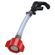 Rode BIB-kraan voor bag-in-box-siropen, picknickkraan, frisdrankafgifteslangset van GwenB, 12 cm