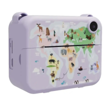 Kindercamera direct printen Kerst verjaardagscadeaus voor 3-12 jaar oude jongens en meisjes met 3 rollen papier