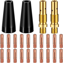 Flux Core Airless Nozzle Kit Lasser Contact Tip Gas Diffuser voor Laspistool B