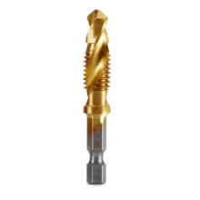 M10x1,5 mm zeskantschacht titanium geplateerde HSS-schroefdraad metrische tapboor machine samengestelde open afschuiningsgereedschap