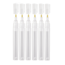 6 stuks lege, invulbare, blanco verfstiften, ronde, kantelbare stiften voor kunstschilderen en knutselen, set van 3 mm