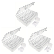 Kralenorganizer, 90 stuks kleine opbergdozen, 3 grote knutseldozen, opbergdoos voor het maken van sieraden met diamant