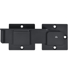 Flip Gate Latch Lock, verstelbaar slot met 3 hangslotgaten, robuuste aluminiumlegering deur