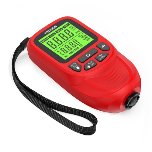 Digitale autolakdiktemeter HW400S Coatingmeter Automobielmeetapparaat Rood