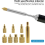Heat Set Insert Tool M2/M3//M5/M6/M7/M8 Tip Kit TS100 Messing Soldeerbout 6