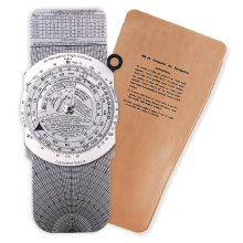 E6B Metalen Vluchtcomputer, Luchtvaart Aluminium Pilotencalculator Standaard Training A