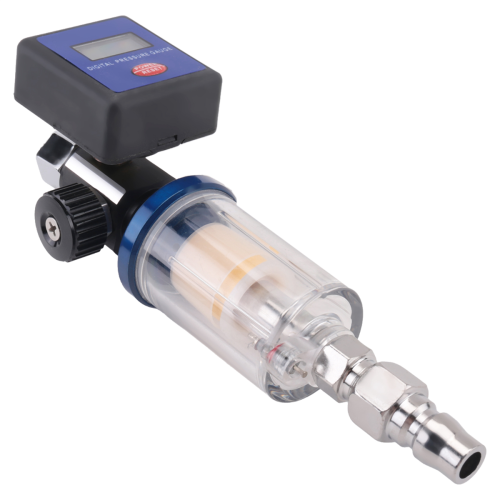 Digitale luchtcompressorregelaar, 1/4 inch schroefdraad, drukmeter voor samengeperste filter, olie-waterafscheider 1