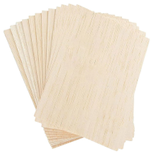 Houten plaat voor knutselen 20 stuks onafgewerkte platen dunne houten stukken knutselbord blanks 150x100x2mm