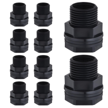 10-delige schotfitting, tuinslang met schroefdraad 3/4 inch mannelijke GHT x 1/2 inch vrouwelijke NPT dubbele watertankconnector