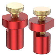 Set van 2 bankklemmen, 3/4 inch (19 mm) aluminiumlegering, werkbankgatstop, houtbewerkingstafelstop, timmerman A