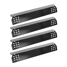 Vervangende porseleinen stalen verwarmingsplaat voor de oven, geschikt voor Nexgrill 720-0830H, Grill Master 720-0697 - 4 stuks
