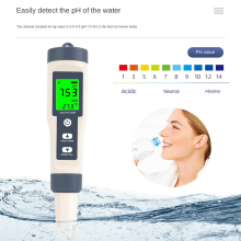 Waterkwaliteitstestpen TDS/PH/TEMP PH-meter Multi-parameter bandanalysator