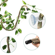 Reptiel Bend-A-Branch Vines Flexibele Bladeren Huisdier Habitat Decoratie Klimmer Jungle Lang voor Klimmen Gekko Hagedis