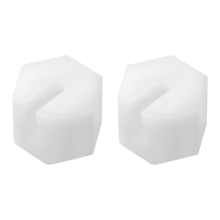 Crystal 1.0 2.0 mondstuk vervangende moeren set van twee, snel te monteren CO2-connector, veilige gasafdichting