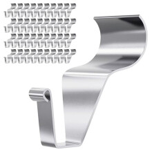 Vinyl Siding Hook Hanger, 40 Pack RVS Haken Geen Gat Hangende Hanger voor op Terras