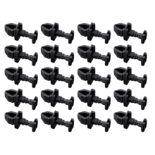 20 stuks zwarte koelkastclips 617772, vervangingsgrendel voor serviceventilatiedeuren