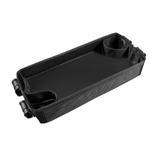 Tray voor kinderwagen bekerhouder organizer snacks waterdichte kunstleren zijhouders & mesh