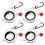 Zip Tie Organizer Kabelhouder Glow in the Dark Sterke Efficiënte Oplossing 4PCS 8
