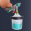 1 set spuitverftank, mengbeker 600 ml, wegwerpmaat H/O, snel 5