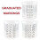 1 set spuitverftank, mengbeker 600 ml, wegwerpmaat H/O, snel 6
