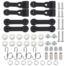 2 sets 109808X 160793 Vergrendelingsmontage Grasvanger Motorkapriemen Compatibel met gazontractoren van 42 inch en 46 inch