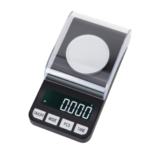 USB-oplaadbare, nauwkeurige karaatweegschaal, sieraden, medicinale materialen, multifunctionele elektronische zwarte